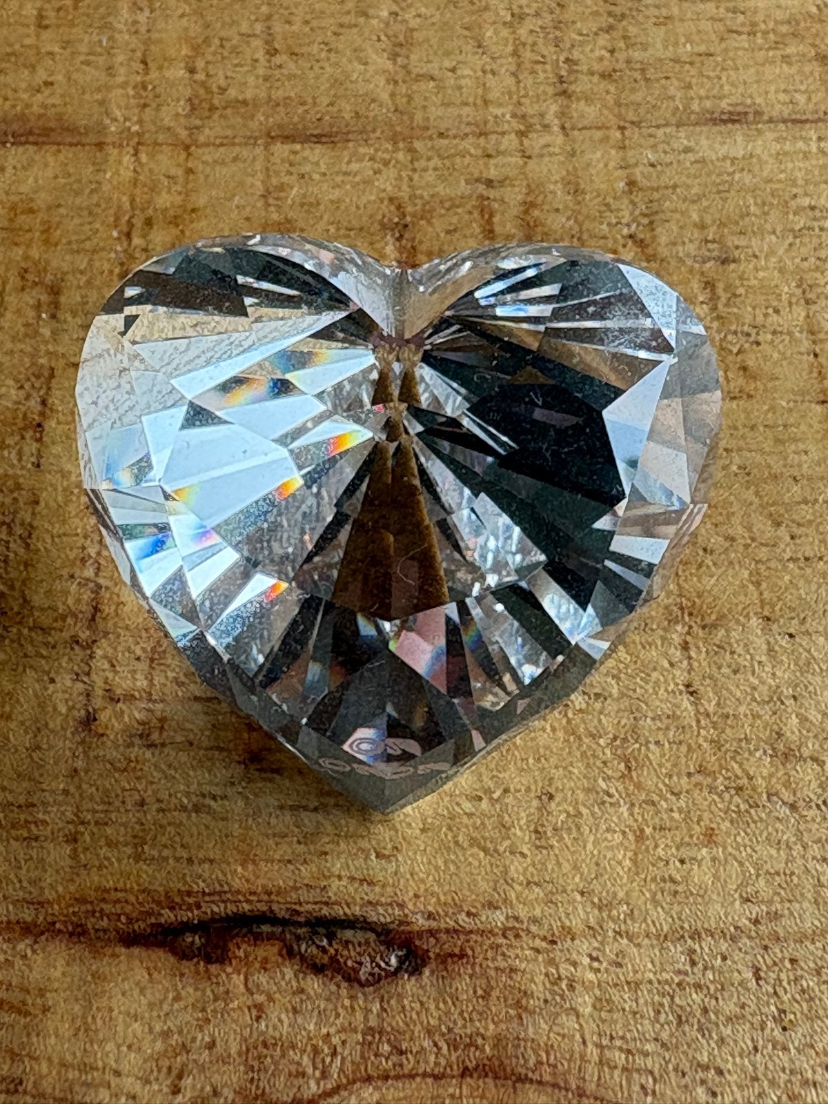 Swarovski Kristal Hartje - Circa 4 cm, Verzamelen, Swarovski, Ophalen of Verzenden, Gebruikt, Figuurtje