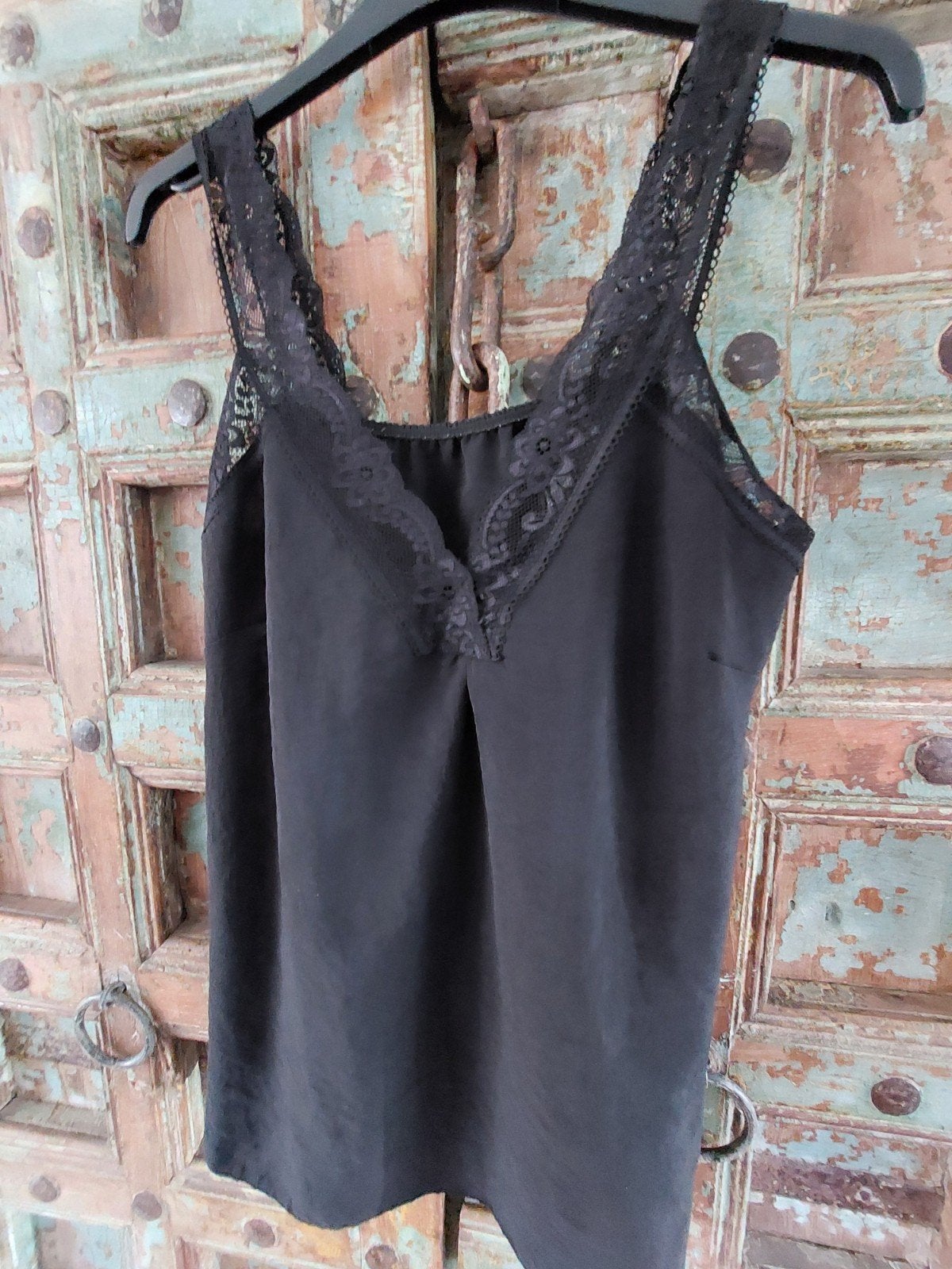 Nieuwe Travelstof Top met Kant - Maat M/L, Kleding | Dames, Tops, Maat 38/40 (M), Zwart, Beauty Moda, Nieuw