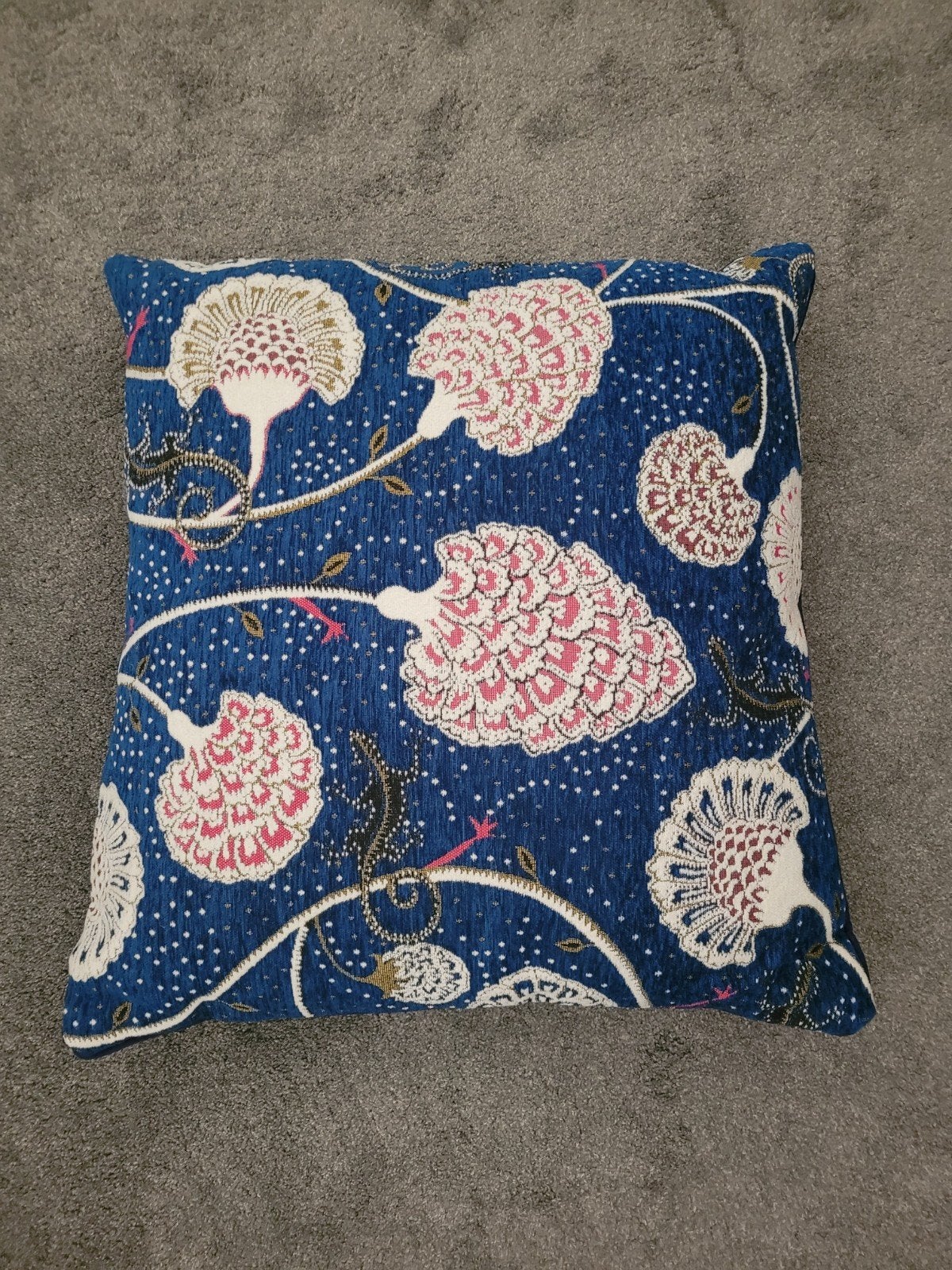Kussen Sissy-Boy, Huis en Inrichting, Ophalen, Blauw, Vierkant, Zo goed als nieuw