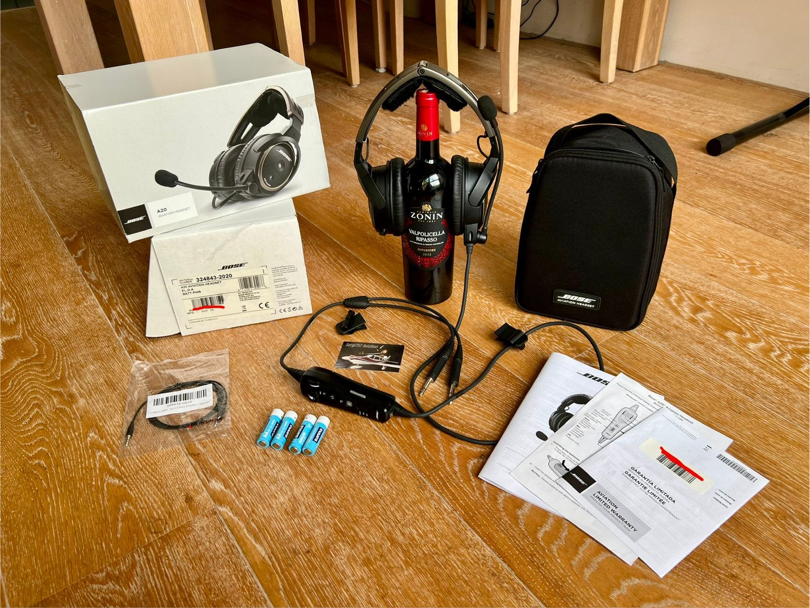 Bose A20 Headset met BT en Twin plug, Meerkleurig, Bluetooth, Ophalen of Verzenden, Zo goed als nieuw