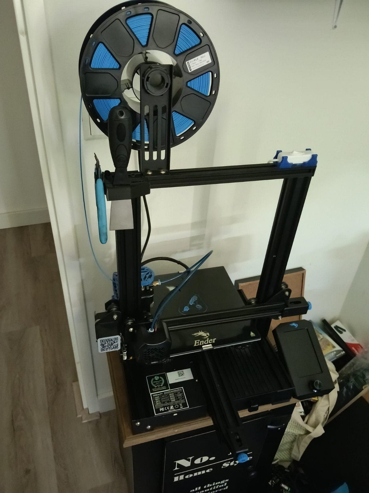 Creality Ender 3 V2 3D-printer met filament, Ophalen, Gebruikt