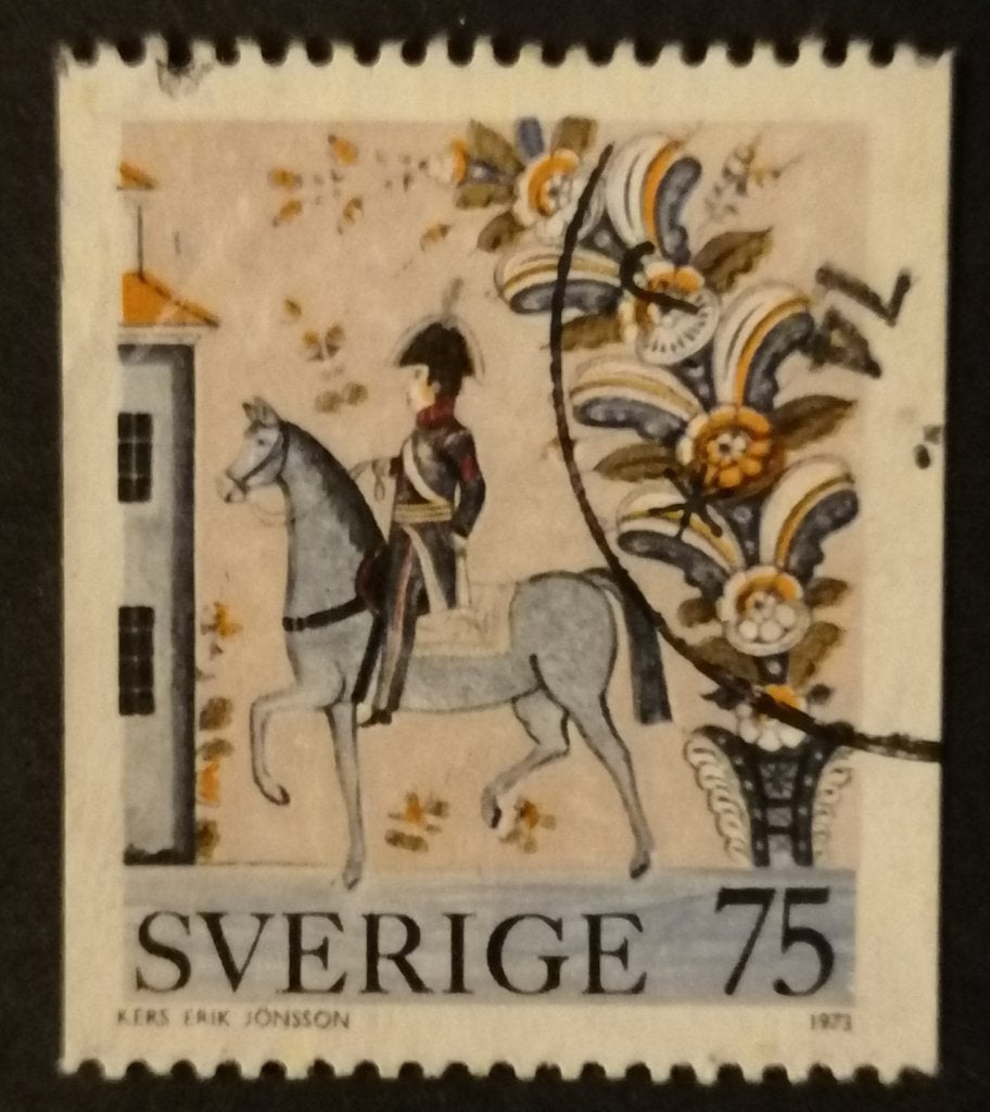 ZWEDEN - ridder 1973, Ophalen of Verzenden, Zweden, Gestempeld