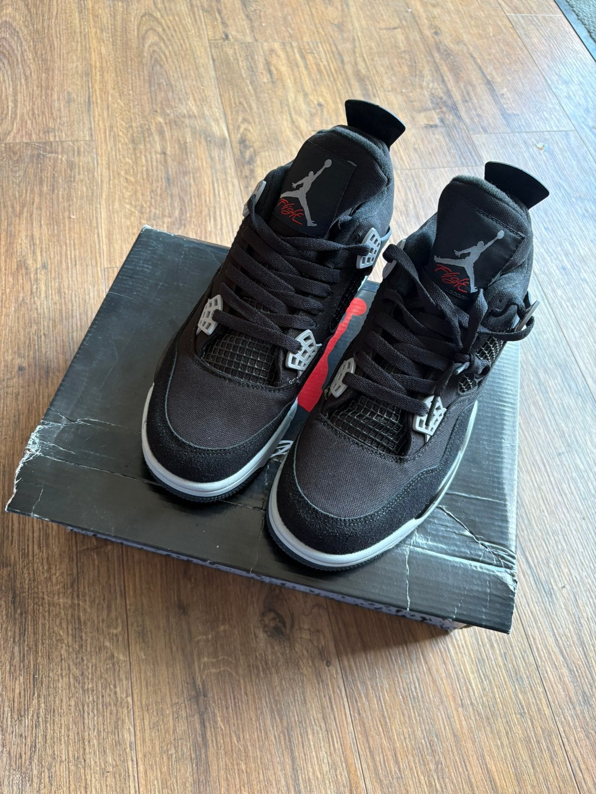 Jordan Retro SE Black Canvas, Zwart, Nieuw, Ophalen of Verzenden, Sneakers of Gympen