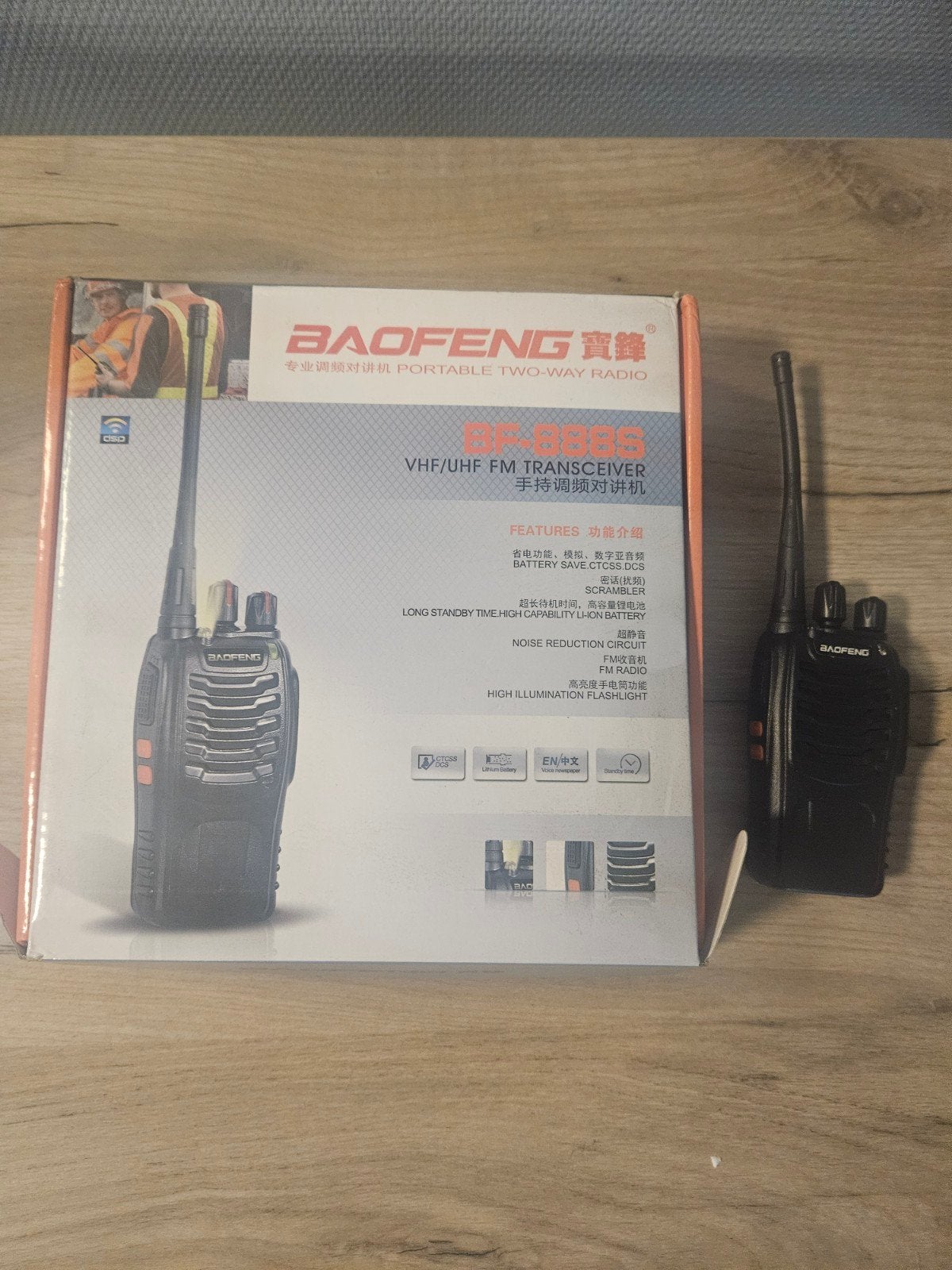 Baofeng Walkie Talkies - Set van 12 met accessoires, Ophalen, Handsfree-functie