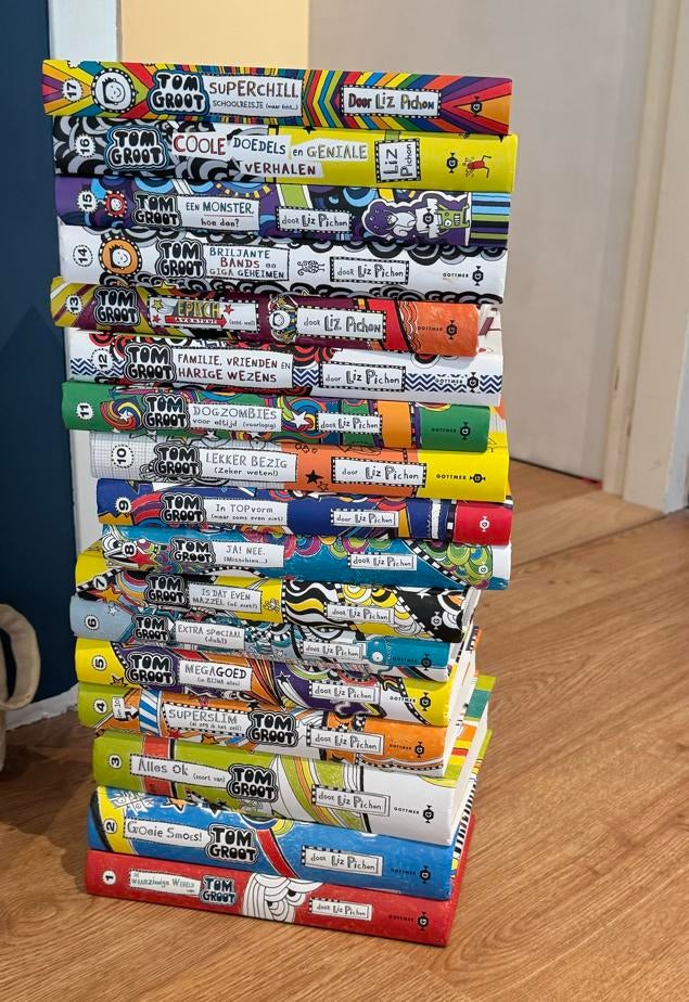 Tom Groot boeken - Complete serie van Liz Pichon, Boeken, Ophalen of Verzenden, Zo goed als nieuw, Fictie