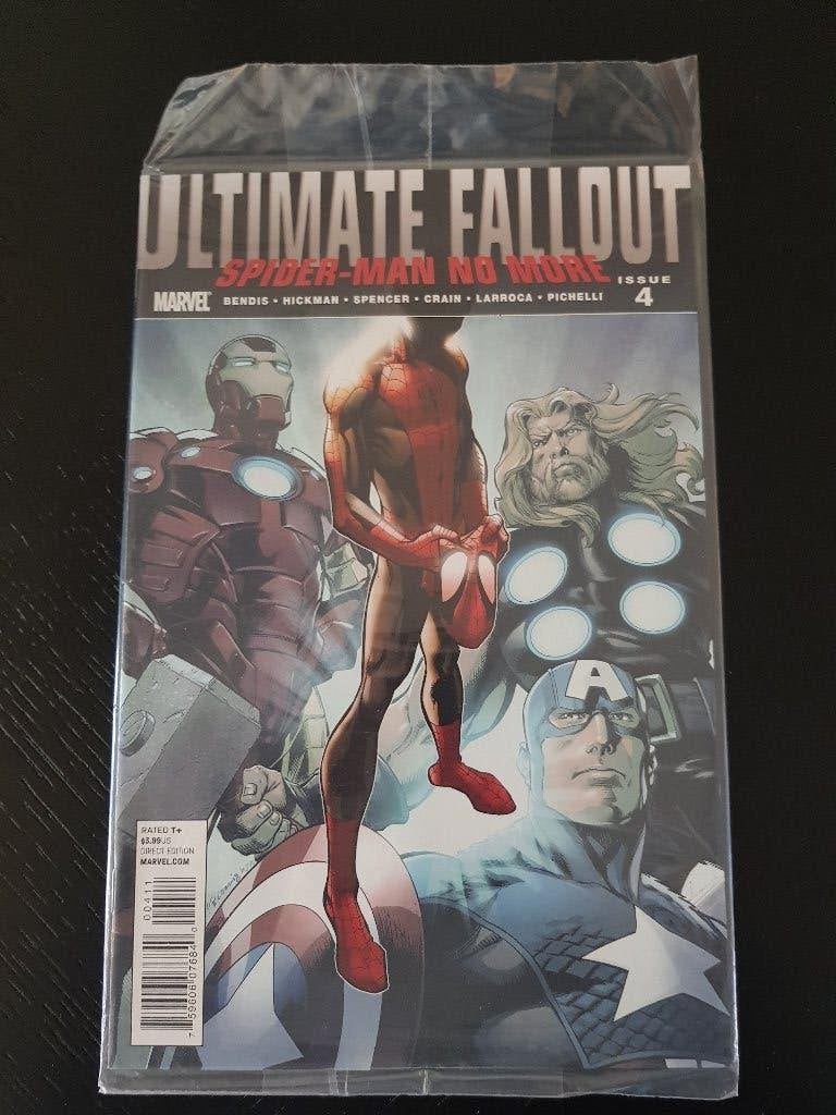 Ultimate Fallout #4 1st Print 1st Miles Morales | Polybag NM, Eén comic, Amerika, Verzenden, Zo goed als nieuw