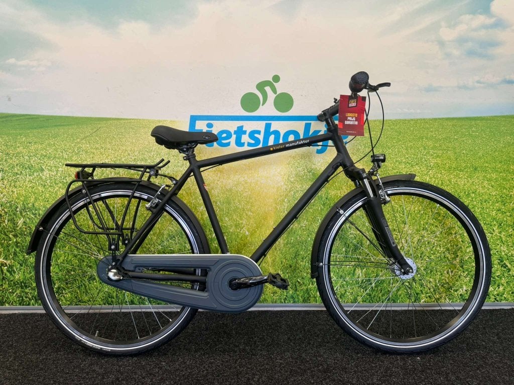 Fietshokje Amersfoort: Kieler Manufaktur herenfiets N3 H55, Velgrem, Versnellingen, Niet ingevuld, Nieuw