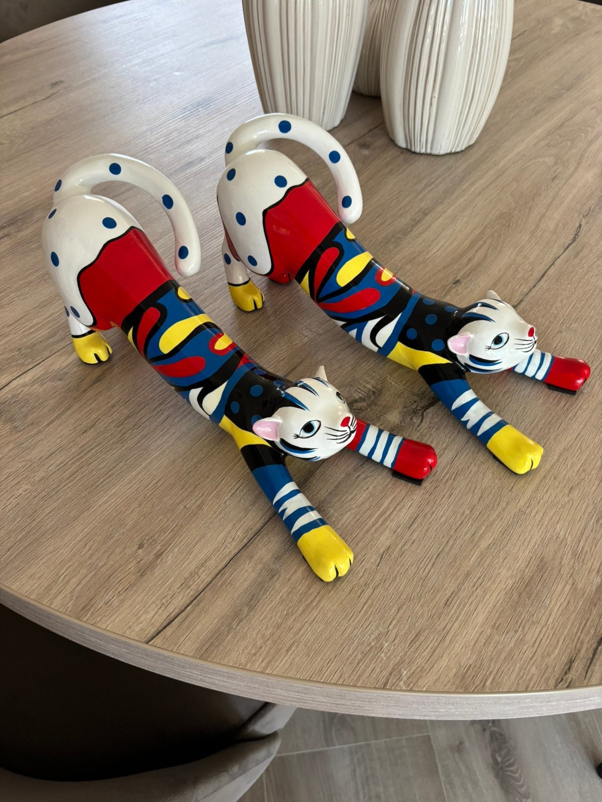 Streching cat beelden van Tisha Marie, Ophalen, Zo goed als nieuw, Dier