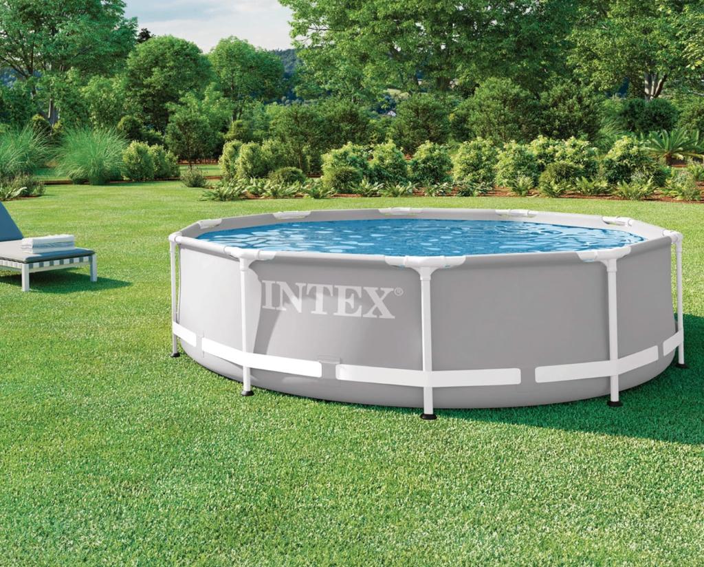 Intex zwembad 3m - Veel extra toebehoren, Ophalen, Rond, Zo goed als nieuw, Opzetzwembad