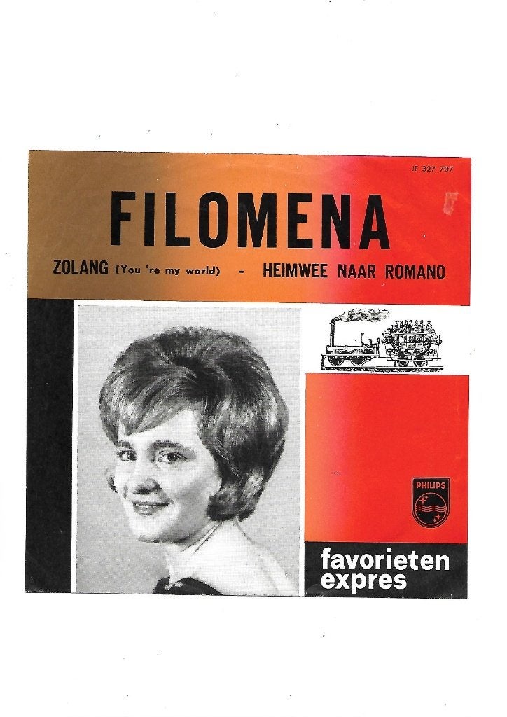 Filomena. Zolang - Favorieten expres .Piratentopper 1964, 7 inch, Ophalen of Verzenden, Zo goed als nieuw, Levenslied of Smartlap