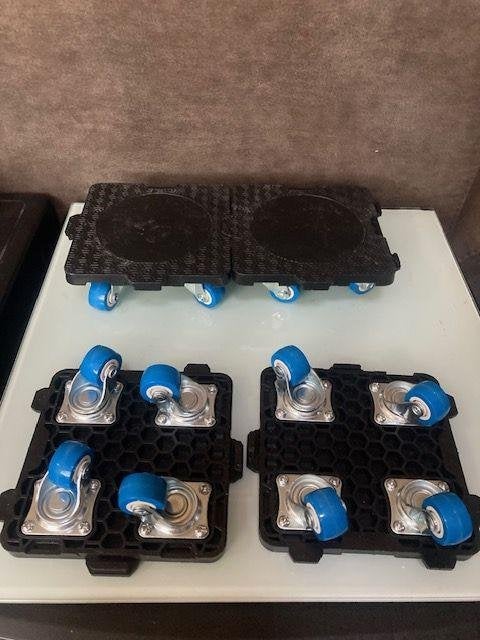 Meubelroller  12X12 CM 4 stuks alleen de mini hondjes, Minder dan 60 liter, Ophalen of Verzenden, Nieuw, Transportkar
