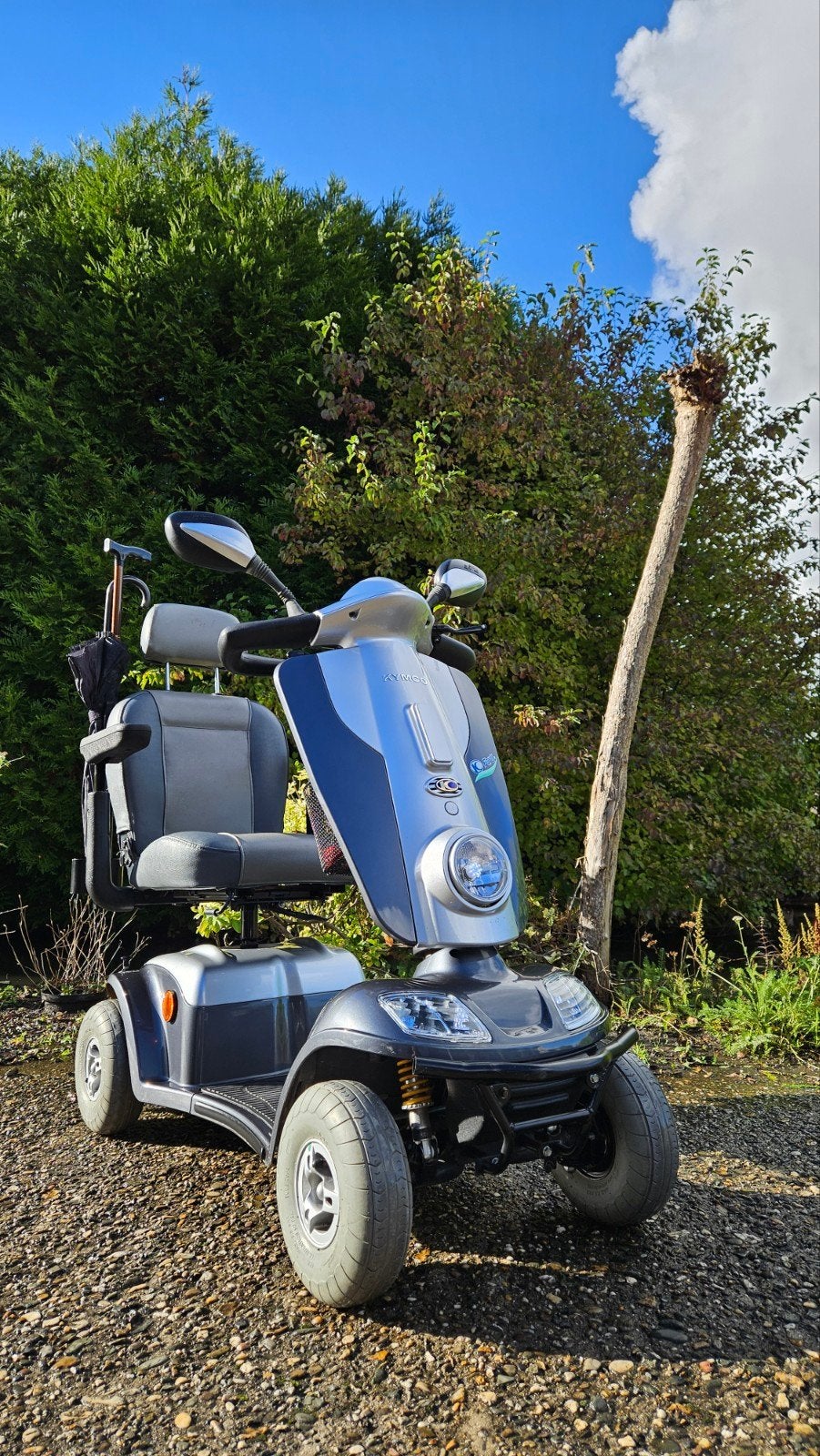 Kymco Foru scootmobiel, stabiele 4wiel scootmobiel, Ophalen, Inklapbaar, Zo goed als nieuw, Elektrische rolstoel