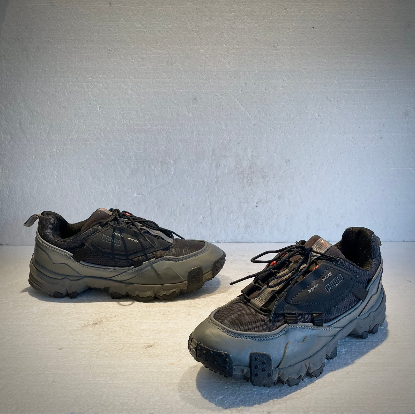 Puma Trailfox wandel berg sport schoenen zwart grijs 40,5, Ophalen of Verzenden, Schoenen