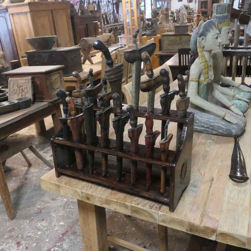 Keris houder voor 16 Kerissen PL5 Kris GERESERVEERD, Ophalen of Verzenden