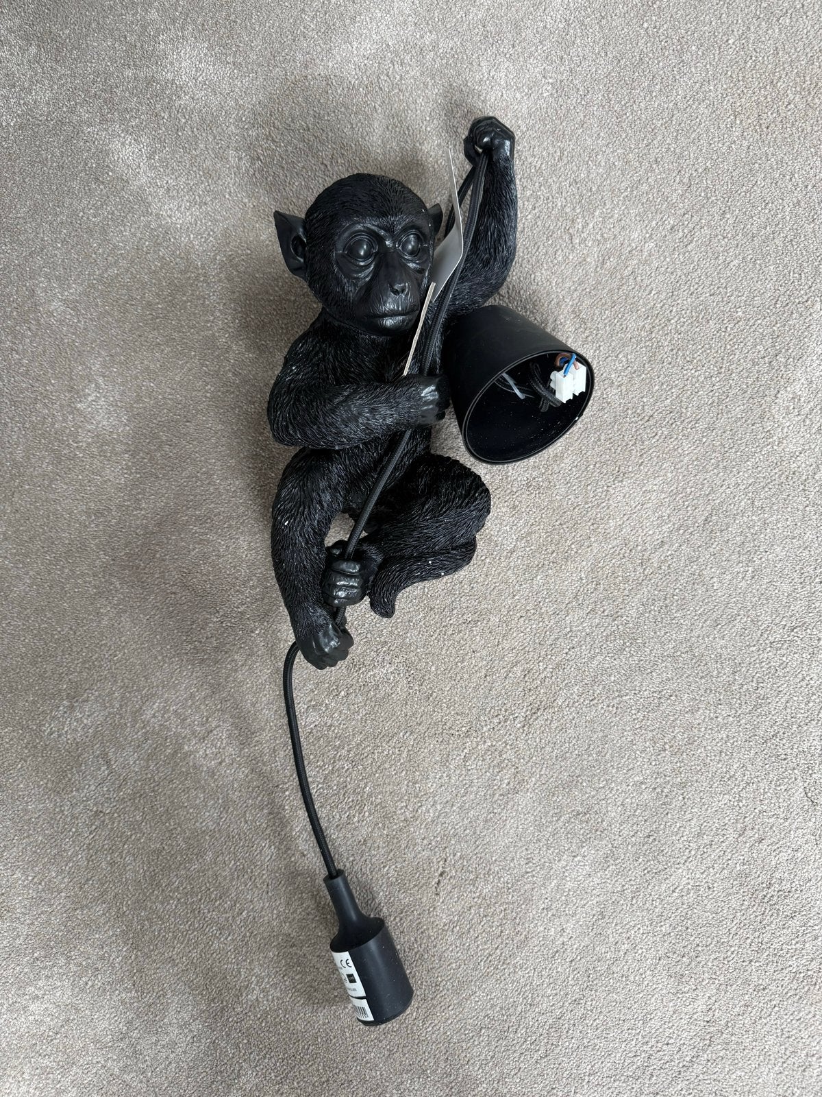 Nieuwe Hanglamp Aap - Unieke Decoratieve Verlichting, Ophalen of Verzenden, Nieuw, Kunststof, Minder dan 50 cm