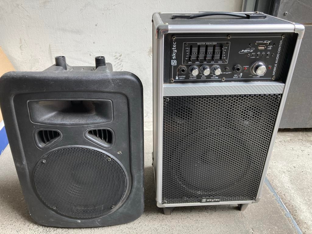 Skytec ST-080 Mobiele Audio Center en Actieve Speaker, Ophalen, Zo goed als nieuw