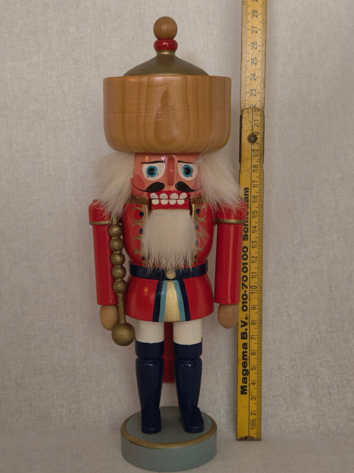 Vintage Notenkraker Expertic Gahlenz DDR Koning 28cm, Ophalen of Verzenden