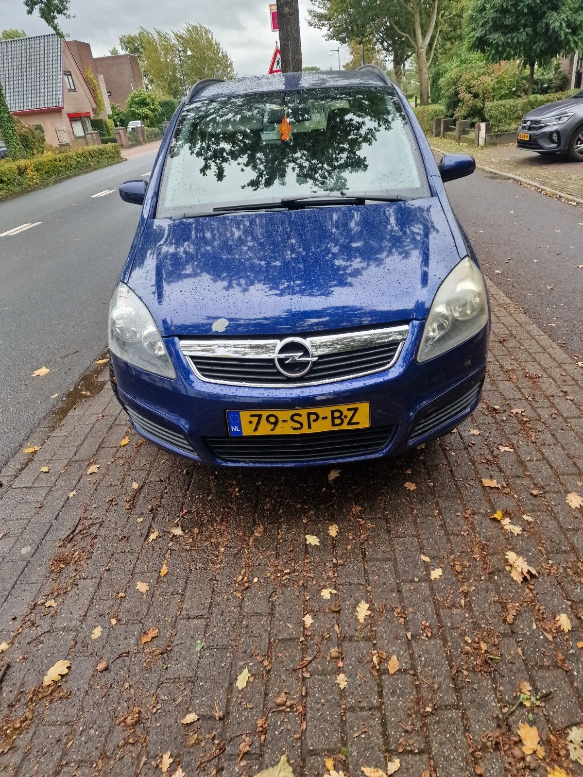 Opel Zafira 2.2 2006 Blauw met nieuwe apk, Auto's, Voorwielaandrijving, 4 cilinders, Blauw, 7 stoelen