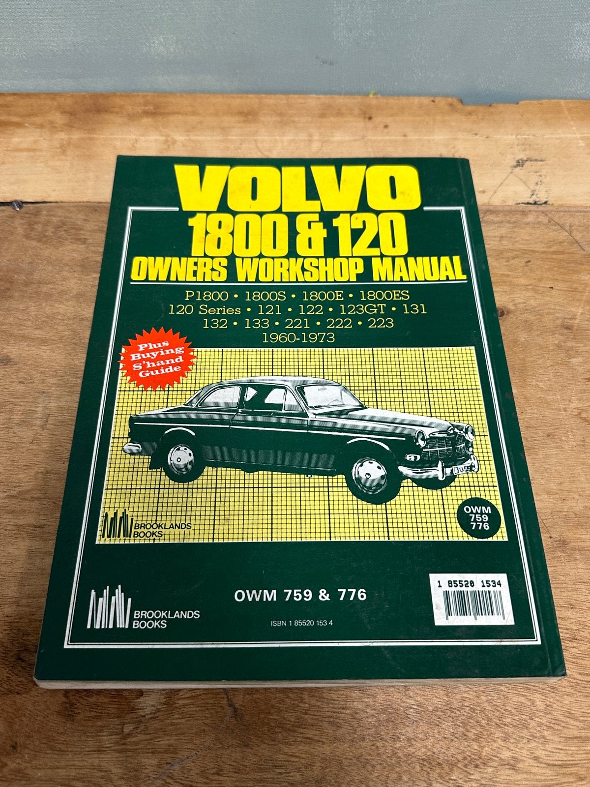 Volvo 1800 & 120 Owners Workshop Manual (1960-1973), Ophalen of Verzenden, Gelezen, Volvo