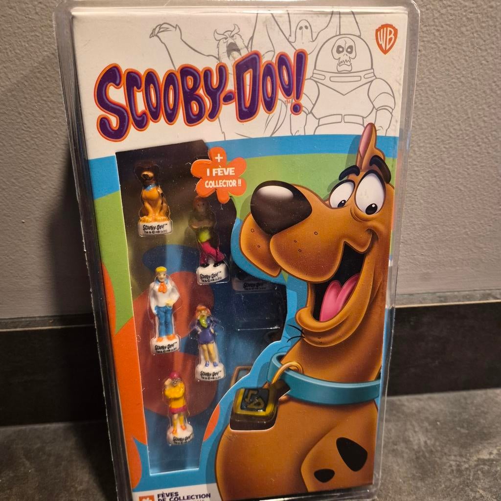Nieuwe, gesealde Scooby-Doo! 'feves' set uit Frankrijk, Ophalen of Verzenden, Overige figuren, Nieuw, Beeldje of Figuurtje