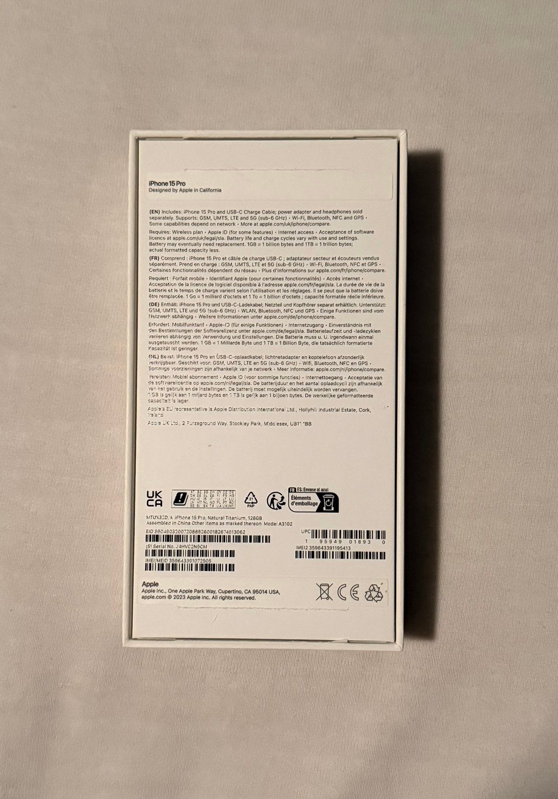 Foto 12 van iPhone 15 Pro 256GB – 90% batterij – zeer nette staat