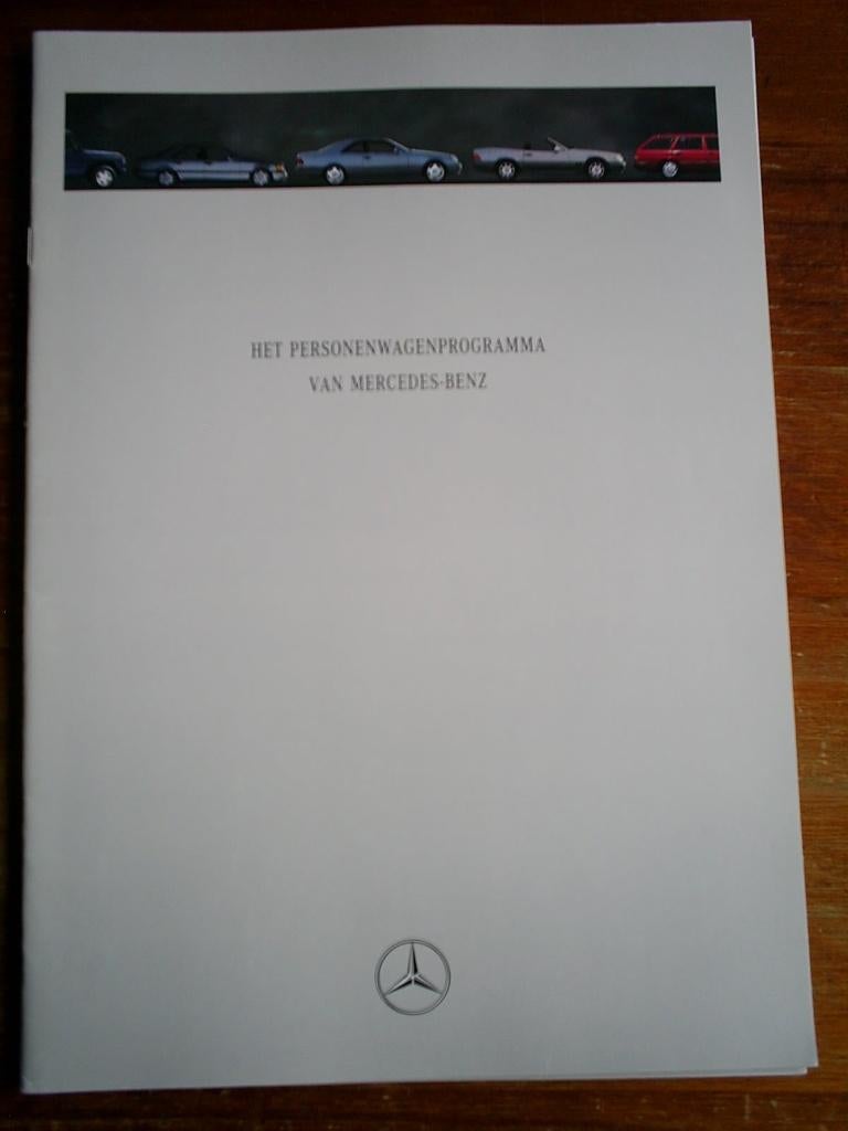 Mercedes Personenwagen Programma Alle Modellen 8 / 1994, Verzenden, Zo goed als nieuw, Mercedes