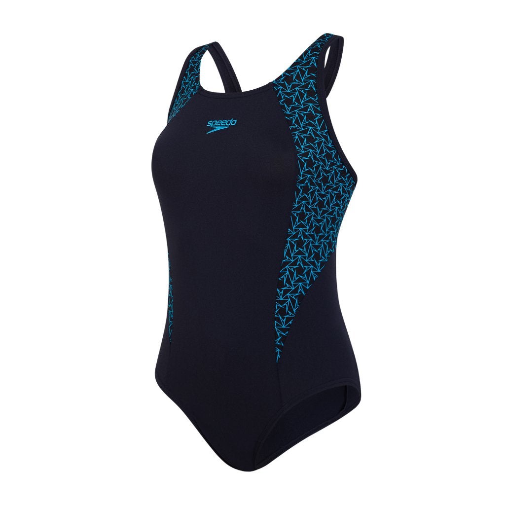 Nieuw Speedo W Endurance Boomstar Splice Flyback Badpak Navy, Blauw, Info@allsport-group.com, All Sport NV, Nieuw