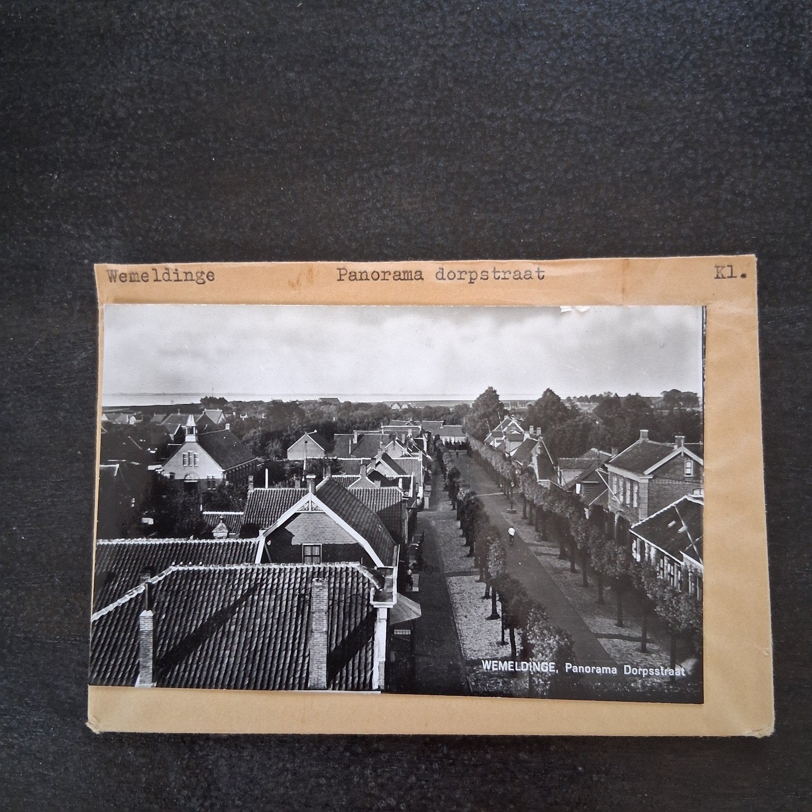 Wemeldinge, 1 x glasplaat JosPe, Ophalen of Verzenden, 1960 tot 1980, Ongelopen, Zeeland