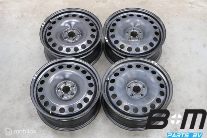 Org 18 inch stalen velgen ID.3 / VW Golf / Caddy! 1EA601027, Gebruikt, Velg(en)