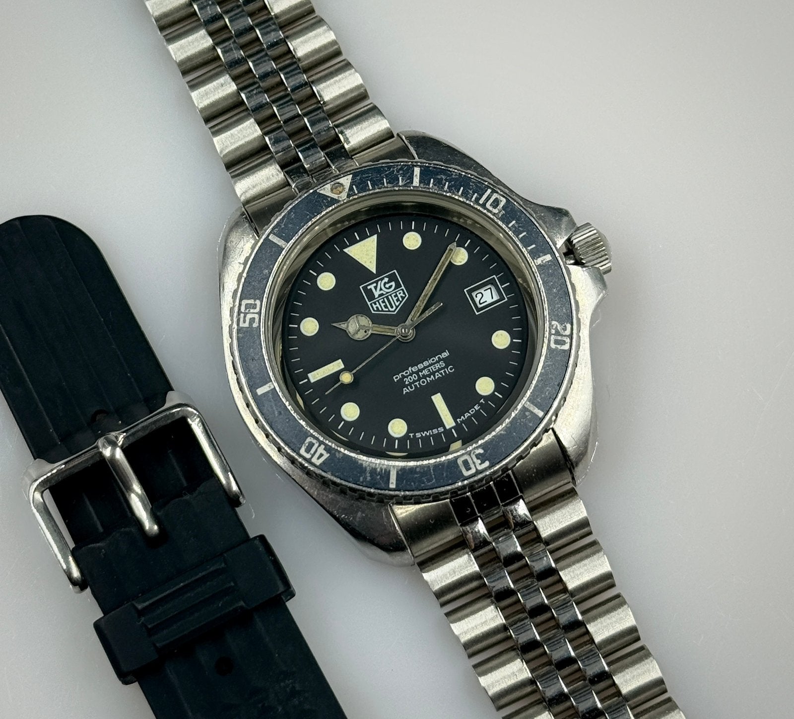 Tag Heuer 844/3 Monnin – Jumbo – Swiss Made - Automaat, Overige merken, Info@heuer.com, Zwitserland, Staal