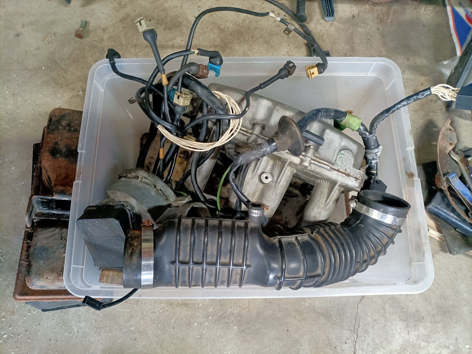 fiat 124 spider complete injectie, Ophalen