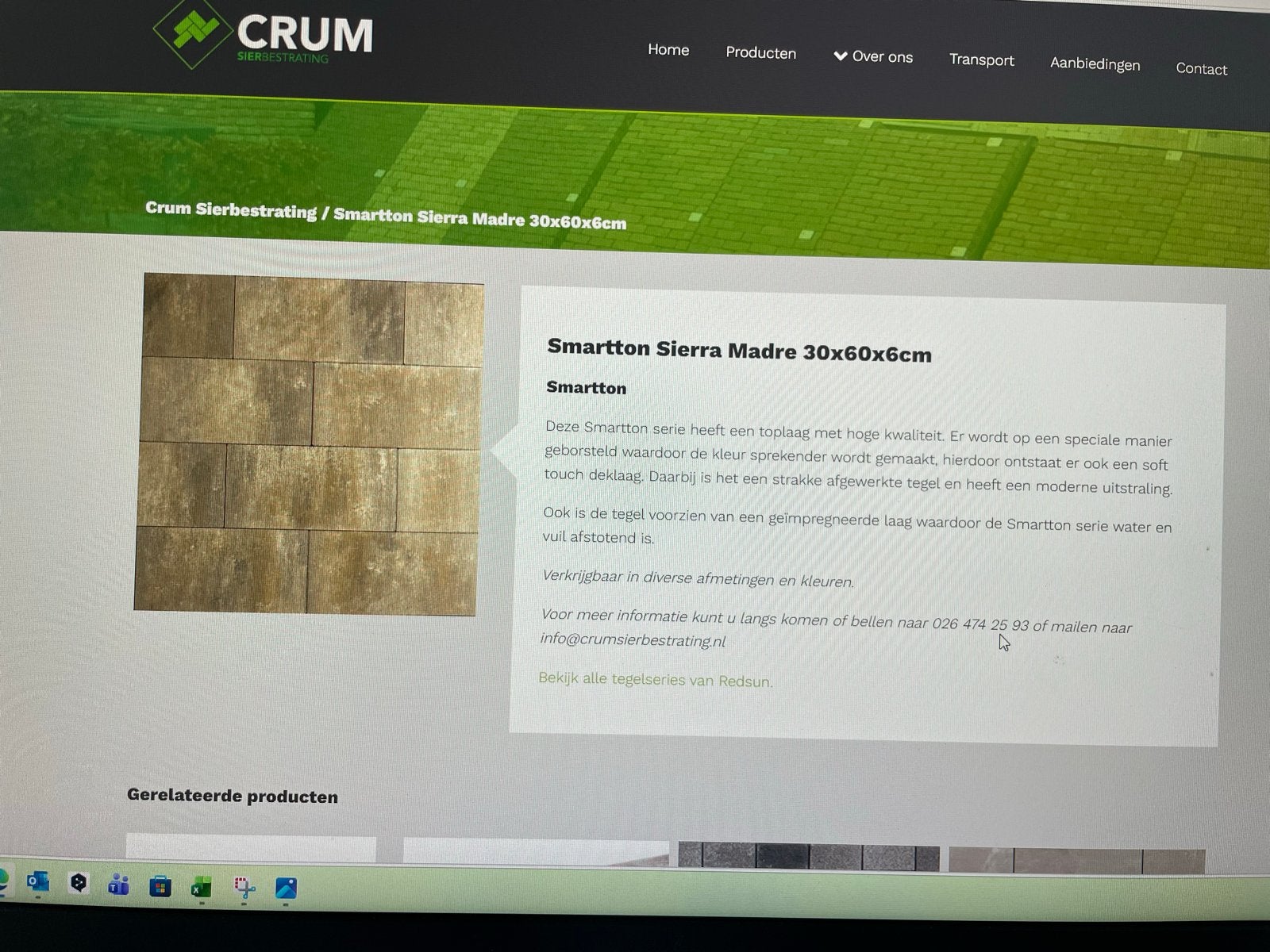 LAATSTE KANS Smartton Siërra Madre tegels 30x60x8cm 58 stuks, Ophalen, Overige materialen, Gebruikt, 5 tot 10 m²
