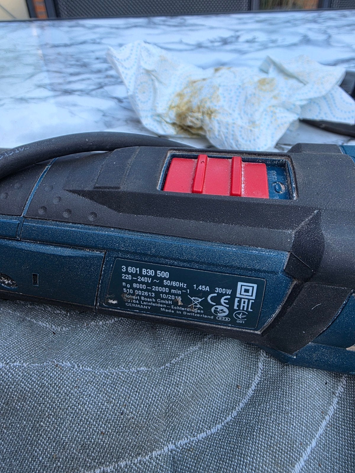 Bosch Multitool (defecte kop, motor werkt), Doe-het-zelf en Verbouw, Ophalen of Verzenden