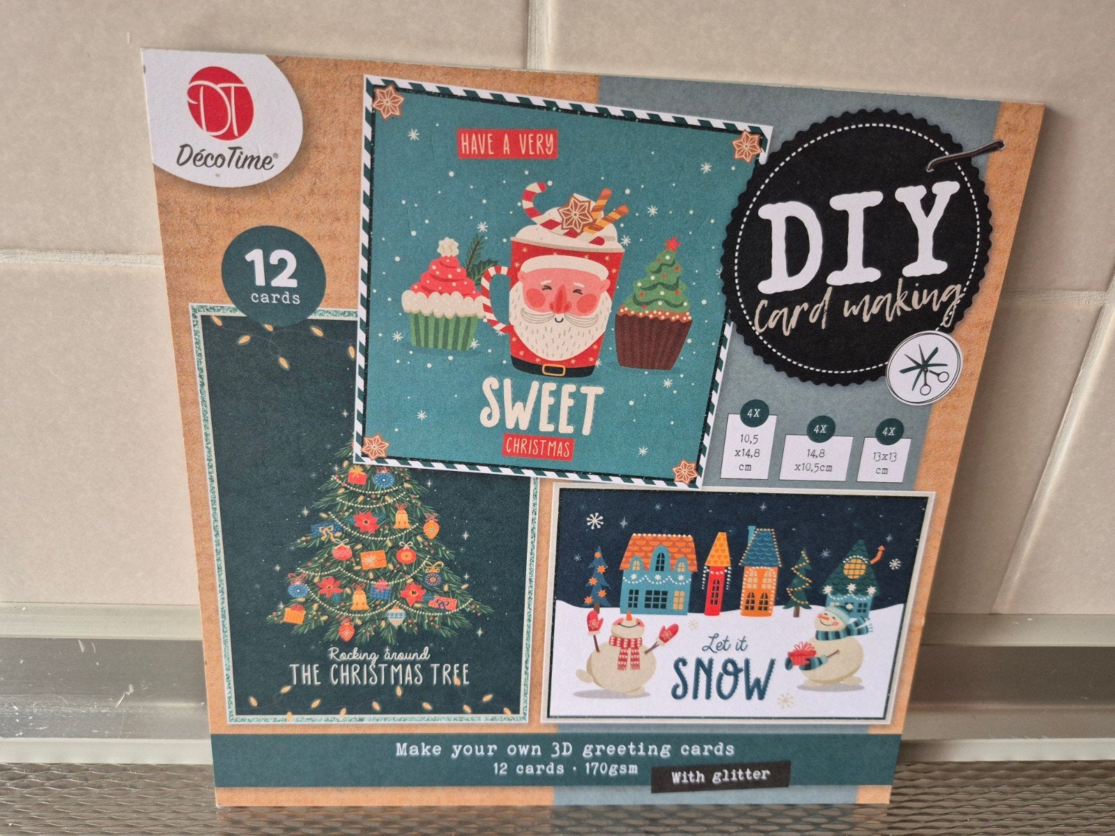 3D PUSH OUT KERSTBOEK NIEUW, Hobby en Vrije tijd, Ophalen, Nieuw, Kerst, Overige typen