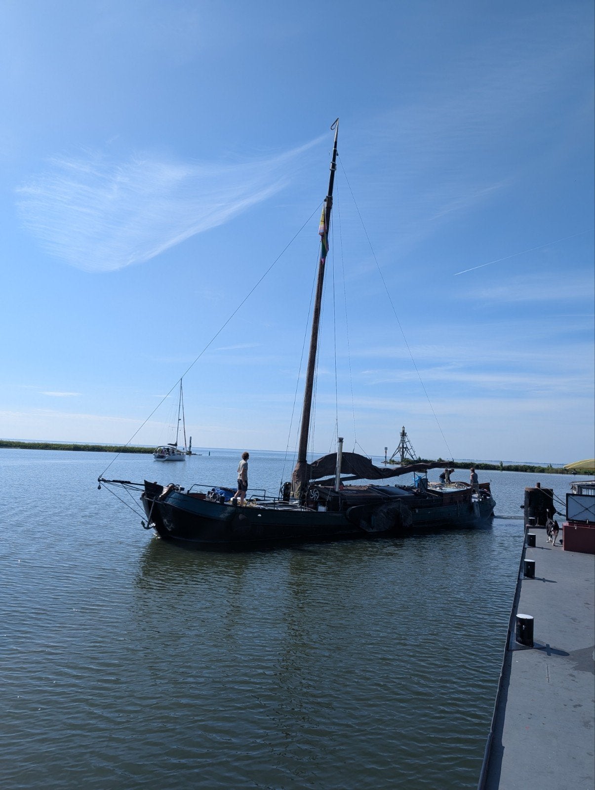 Mast gezocht voor boltjalk "Marie" -contragewicht, Ophalen of Verzenden, Minder dan 15 m²