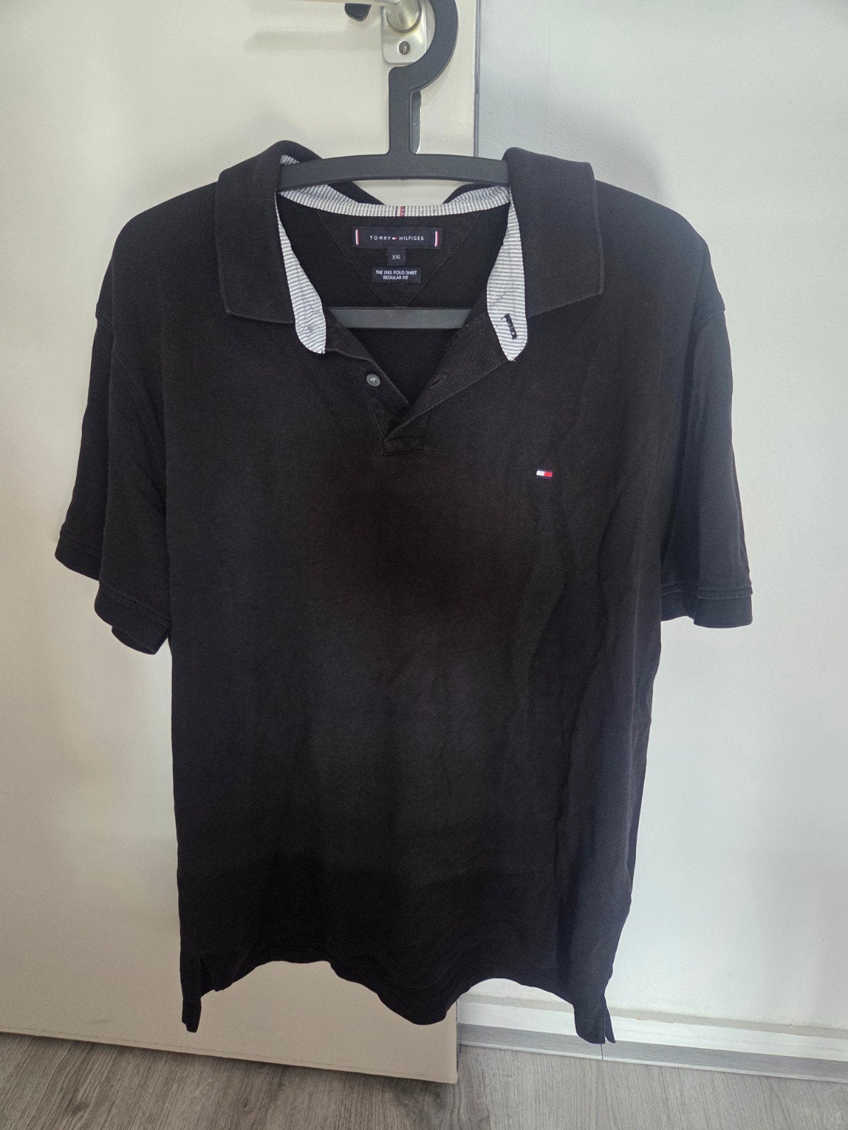 Tommy Hilfiger Polo Shirt Zwart XXL, Ophalen, Gedragen, Zwart, Tommy Hilfiger