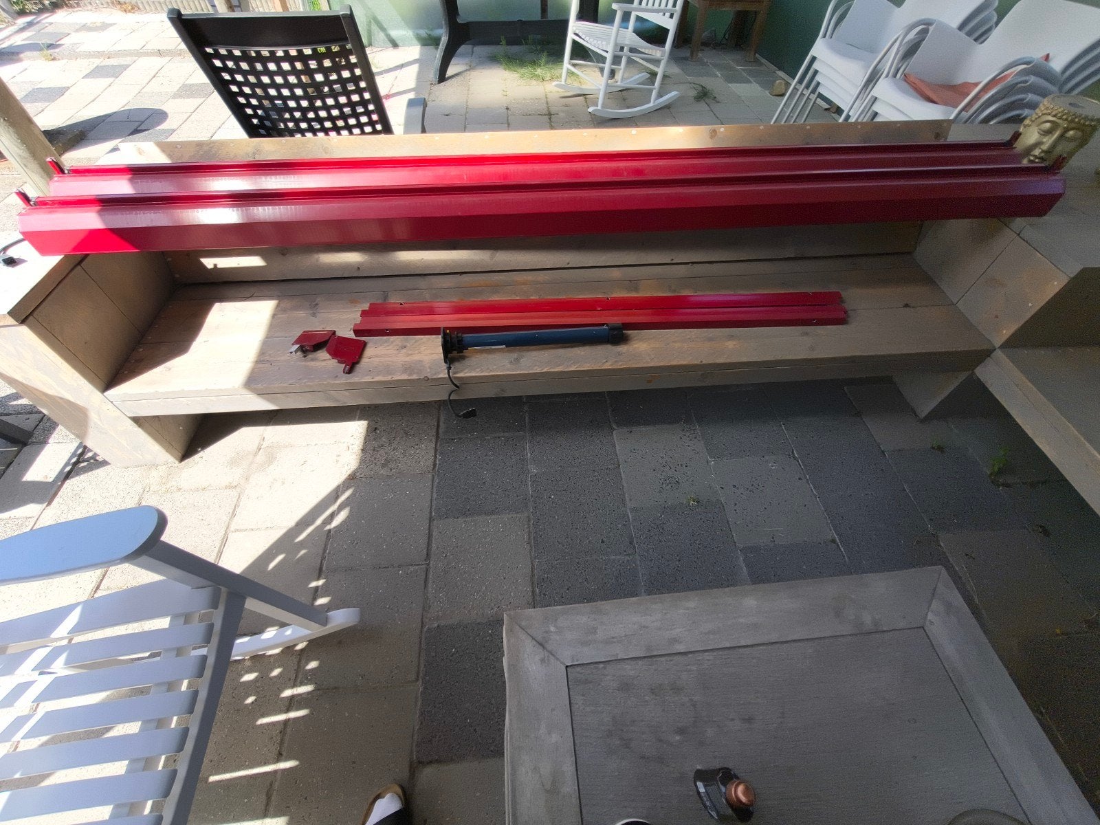 Twee screens (zware kwaliteit) maat 271cm hoog 151cm, Minder dan 150 cm, Ophalen