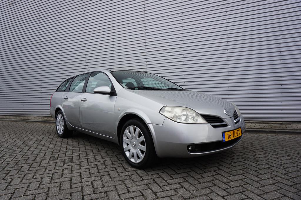 Nissan Primera Estate 1.8 Tekna Airco / Navi / Elektr. ramen, Voorwielaandrijving, Stof, Gebruikt, 4 cilinders