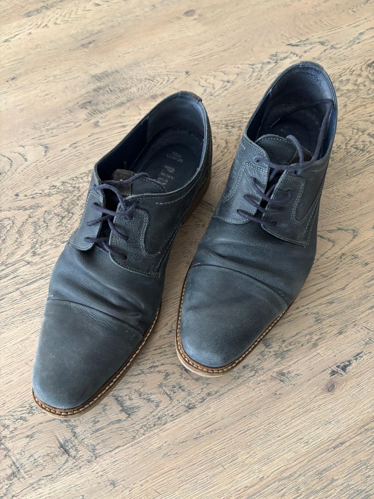 Stijlvolle Piure veterschoenen, maat 43, blauw, Blauw, Ophalen of Verzenden, Gedragen, Veterschoenen