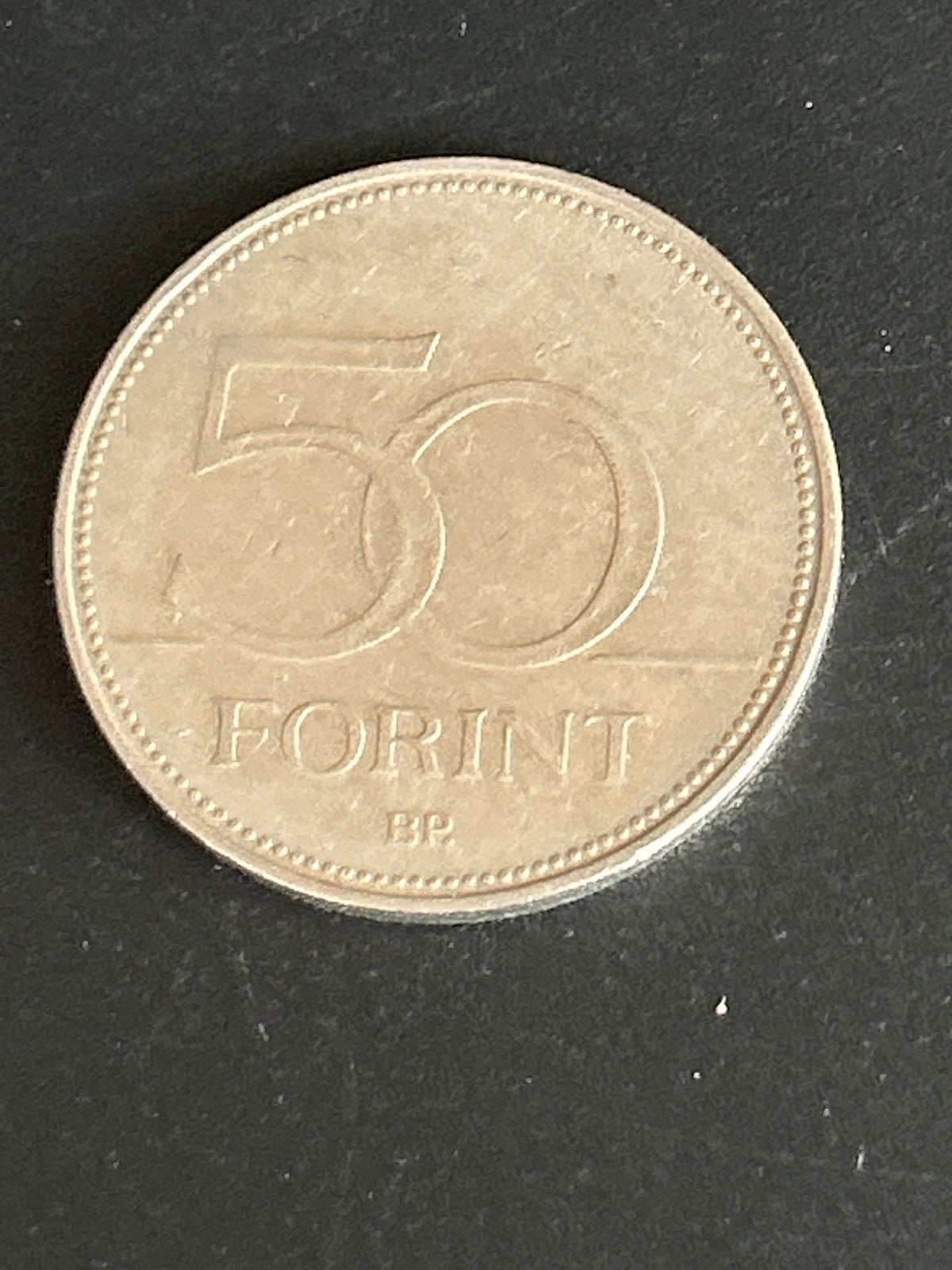 Hongaarse 50 Forint munt 1997, Ophalen of Verzenden, Losse munt