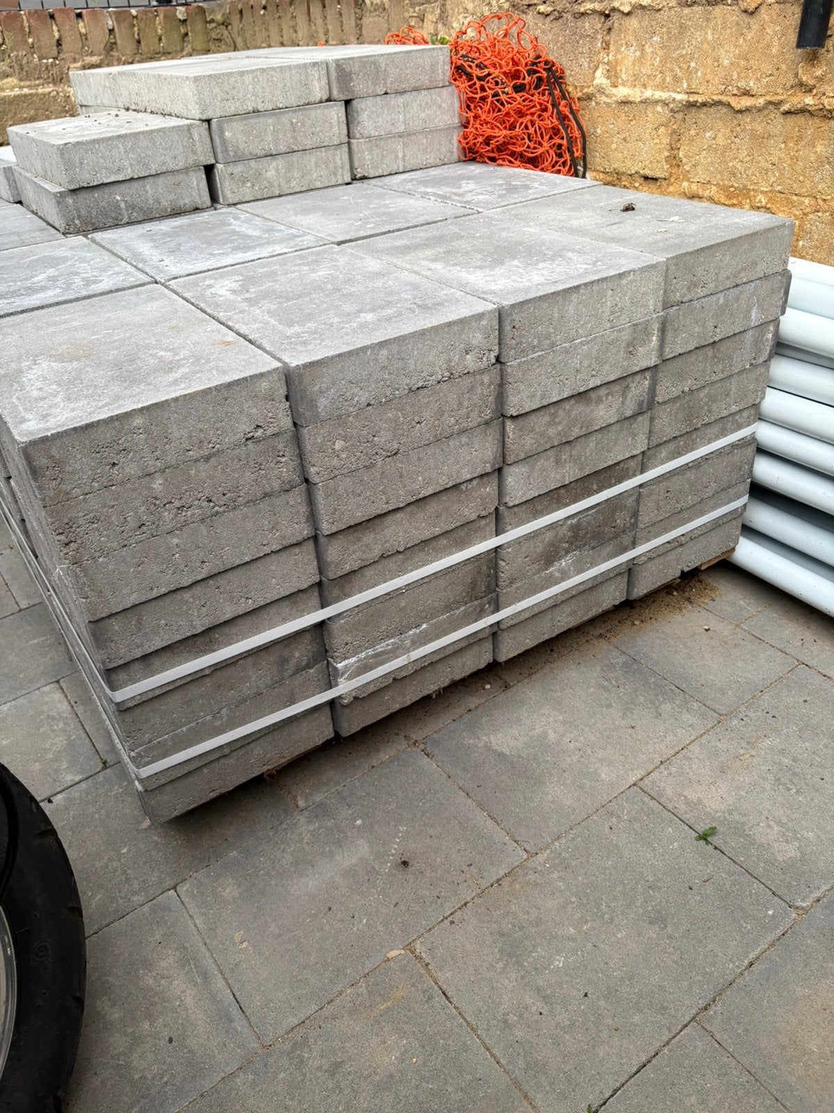 Beton tegel 20x30x6, Tuin en Terras, Tegels en Klinkers, Nieuw, Beton, Terrastegels, 5 tot 10 m²