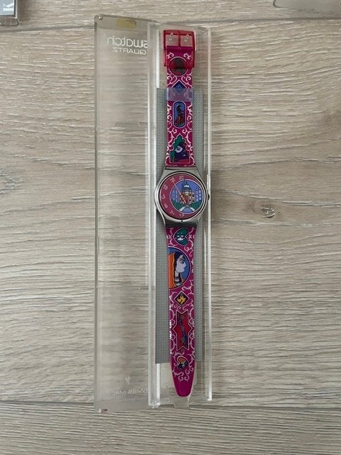 5 Swatch horloges 34 mm nette staat € 25 p.st. of €90 allen, Kunststof, Gebruikt, Polshorloge, Swatch