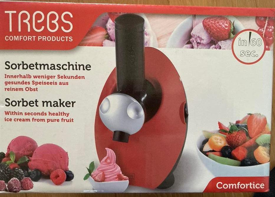 Nieuwe Trebs Sorbetmaker - Maak zelf heerlijk ijs!, Ophalen of Verzenden, Nieuw, Koelelement