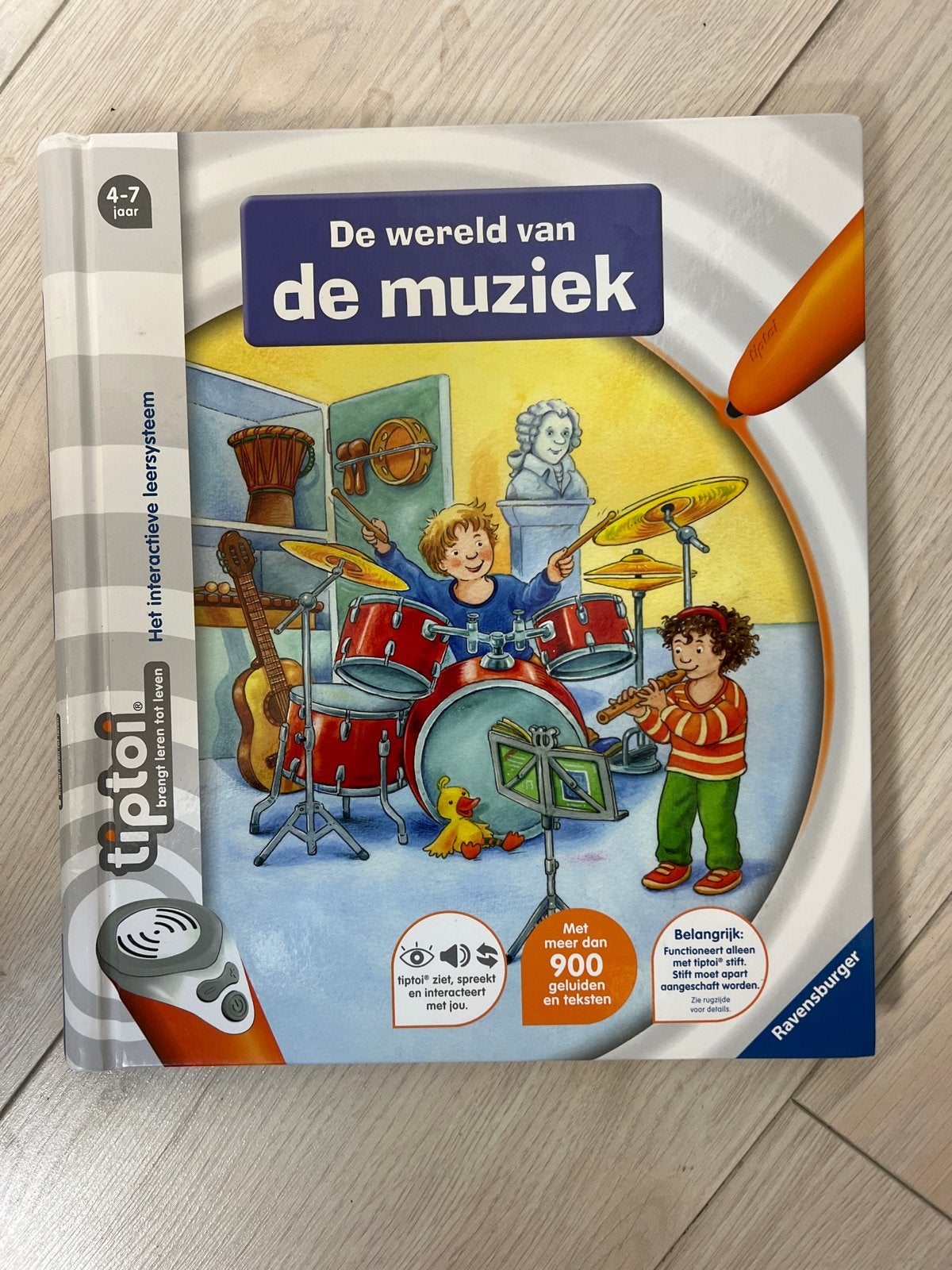 Tiptoi De wereld van de muziek - Ravensburger (zonder pen), Ophalen of Verzenden, Zo goed als nieuw, Instrument