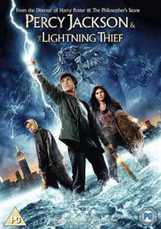 Percy Jackson en The Olympians Lightning Thief DVD, Vanaf 12 jaar, Verzenden, Zo goed als nieuw