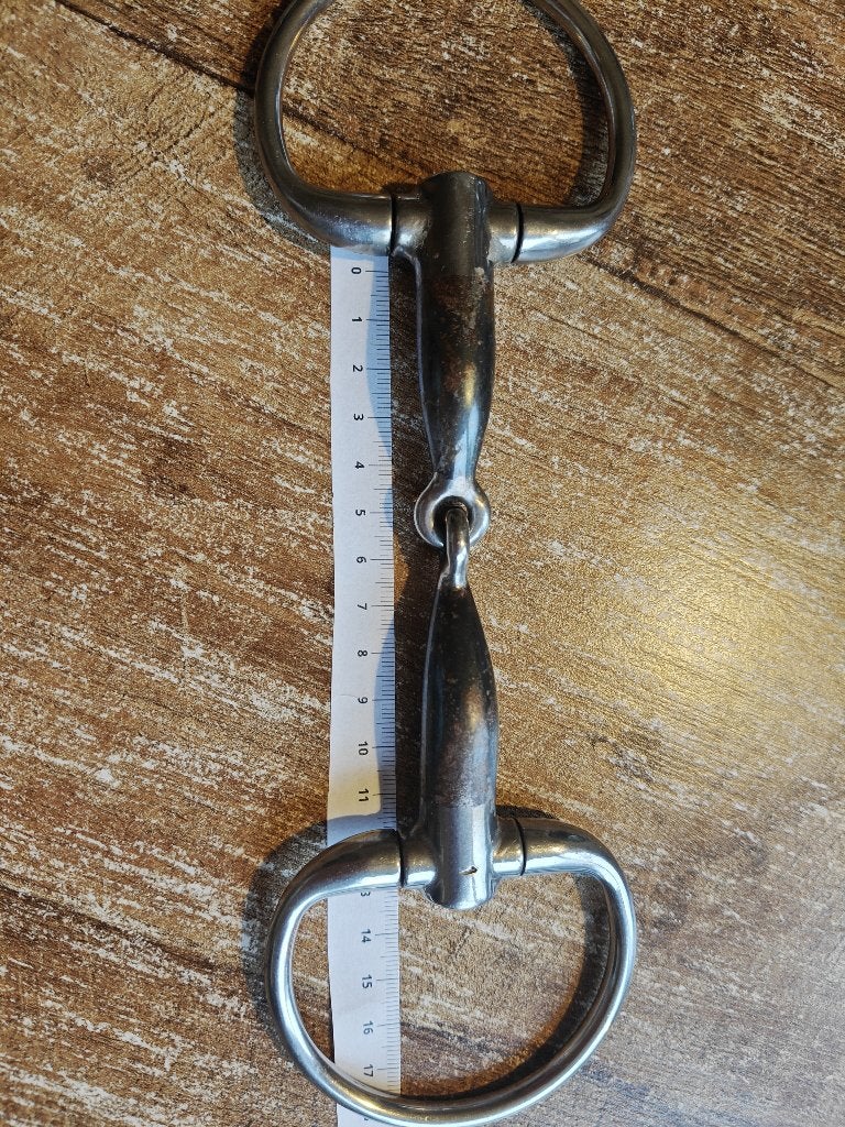 Trust D-trens Sweet Iron enkelgebroken bit maat 11,5 pony, Gebruikt, Overige disciplines, Trust, Bit