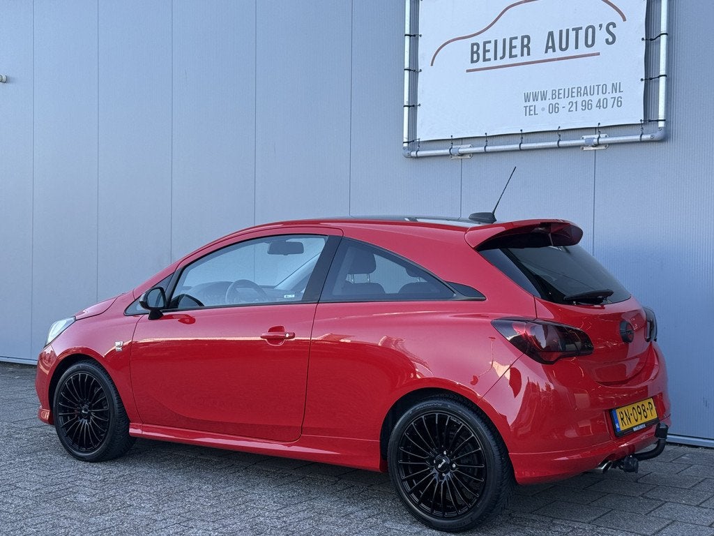 Opel Corsa 1.0 Turbo Black Roof Edition OPC-Line/Carplay., Voorwielaandrijving, Gebruikt, Euro 6, Origineel Nederlands
