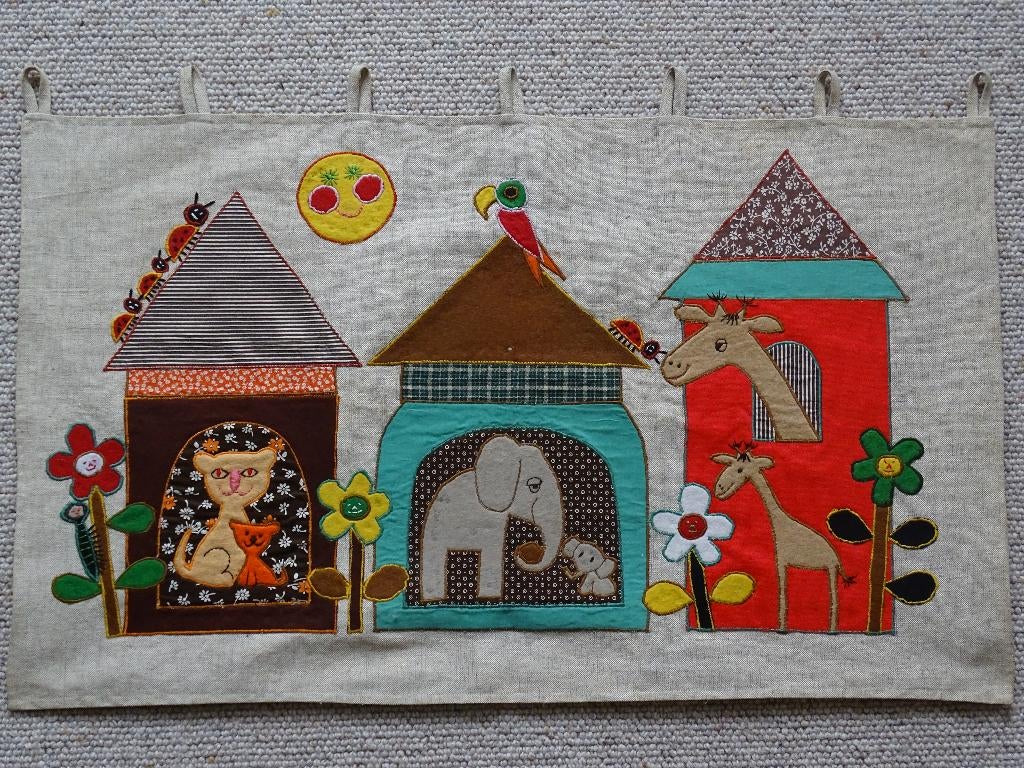 Wandkleed, Vilt en Stof, DIEREN, Ophalen of Verzenden, Gebruikt, Versiering