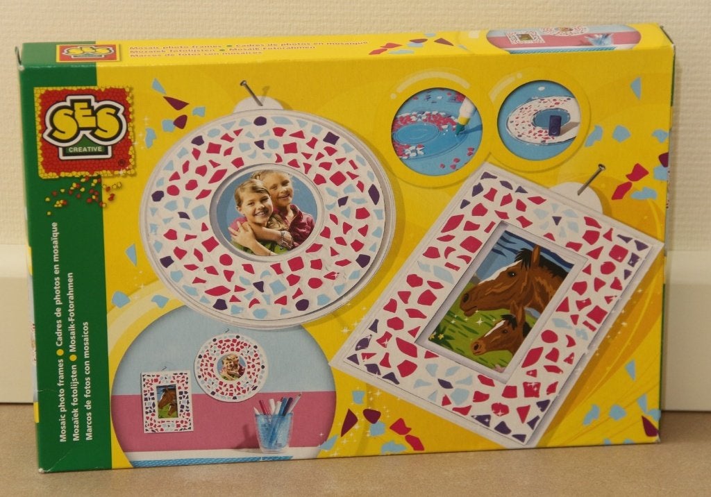SES Creative Mozaïek Fotolijsten van Gips, Hobby en Vrije tijd, Overige thema's, Nieuw, Meerkleurig, Ophalen of Verzenden