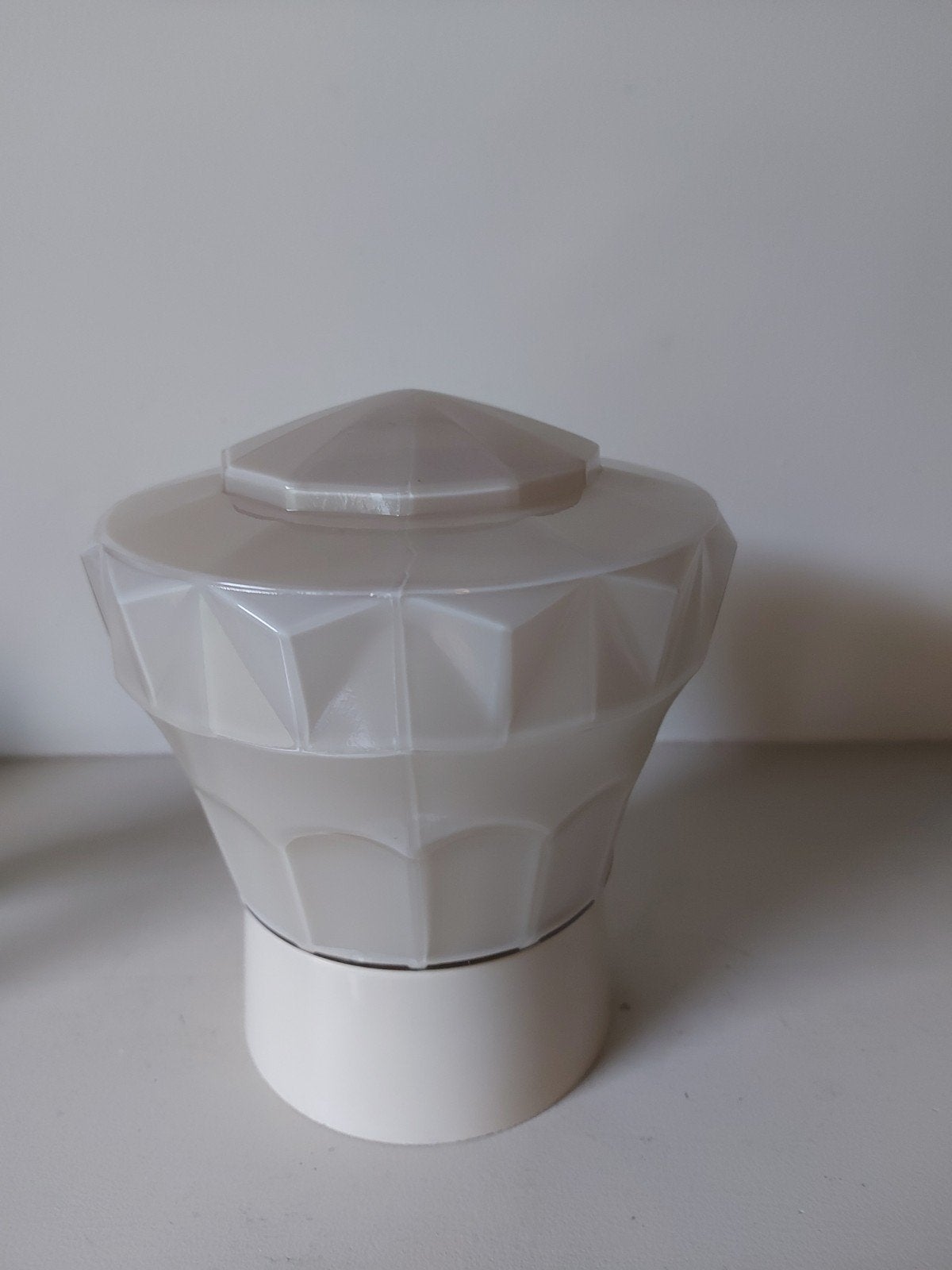 Vintage glazen Thabur plafondlamp, Thabur, Ophalen of Verzenden, Plafondlamp, Nvt